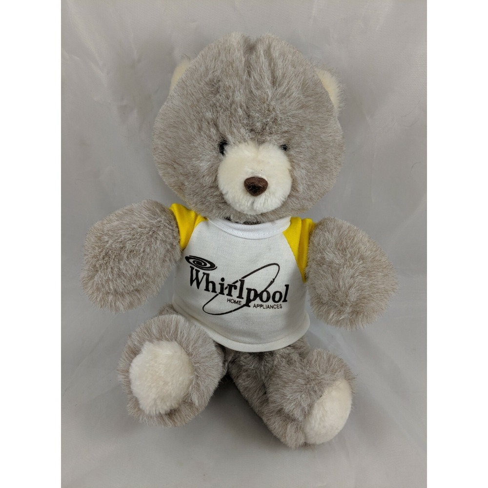 Animal Fair Brown White Bear Frosted Plush Whirlpool Shirt 11 Inch Stuffed‎
